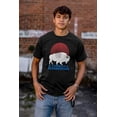 thumbnail image 5 of Vintage Patriotic American Buffalo Plus Size Crewneck Graphic Tee Shirt Brisco Brands 2X, 5 of 6