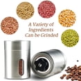 thumbnail image 4 of Manual Coffee Grinder Stainless Steel Coffee Bean Grinding Ceramic Conical Burr Mill, 4 of 4