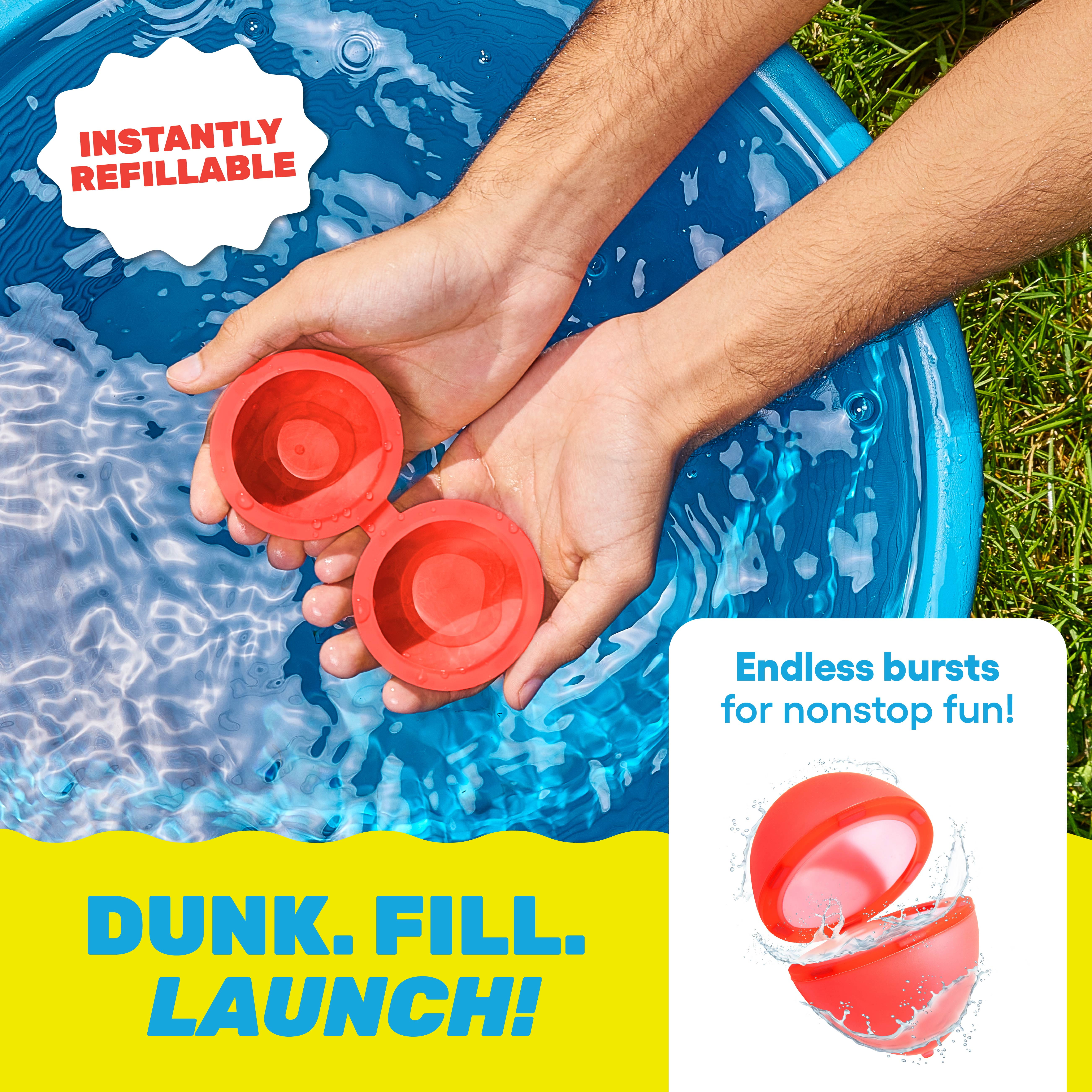 Hydroburst 6-Pack Reusable Water Balloons, Includes 6 Refillable Balloons by What Do You Meme?