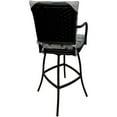 thumbnail image 2 of Outdoor or Indoor Extra Tall Bar Stool 34" Ofir - B-W Blue Beige - Black, 2 of 8