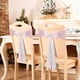 thumbnail image 5 of Uuiauoio Satin Chair Sashes Bows- Chair Ribbon Ties Back Sash for Wedding Party Events Banquet Chair Cover Decoration, 5 of 6