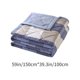 thumbnail image 3 of Edredón de verano de algodón lavado, manta delgada de aire acondicionado en relieve, manta de franela suave multiusos para sofá cama dormitorio, 39x59 pulgadas, lavable a máquina, liviano 1.1 lb, 3 of 6