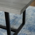 thumbnail image 4 of Trent Home Transitional 72" Rustic Solid Wood Dining Table in Grey, 4 of 8