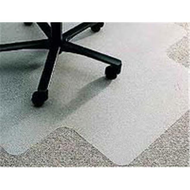 Photo 1 of ES ROBBINS Chair Mat for High Pile Carpet, 45 x 53 With Lip, Clear