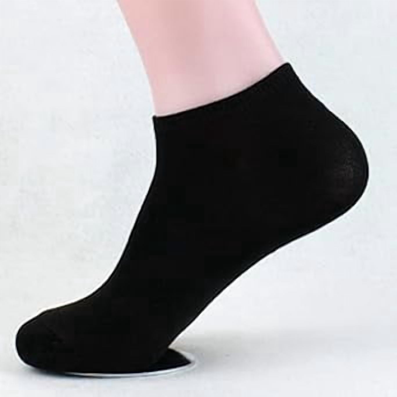 30 Pairs Men Ankle, Low Breathable Casual, Sports, Thin Athletic Short Sock Bulk (black)， 9-11 Big Short