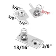 thumbnail image 4 of Cutelec 12Pairs Battery Springs AAA Battery Negative to Positive Conversion Spring Contact Nickle Plated 9x9mm, 4 of 4