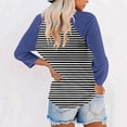 thumbnail image 6 of Summer Womens Cotton Tops Color Block Tunic Blouses Scooped Neck 3/4 Sleeve Tops Trendy Dressy Tee Shirts Relaxed Fit Top Shirts Workout Sport Yoga Clothes Trendy 2025 Spring, 6 of 6