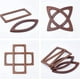 thumbnail image 5 of 4 asas de repuesto ovaladas y rectangulares de madera para bolsos, ideales para la confección de bolsos y carteras., 5 of 6