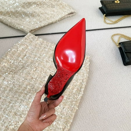 

Internet Celebrous Early Spring New Fashionable Shallow Mouth Large Nude Patent Leather Pointed High Heel Shoes for Women