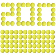ToyHub [200 Rounds] Nerf Rival Compatible Ammo Bulk Yellow Foam Bullet Ball Replacement Refill Pack for Nerf Rival Blasters (HIR, High-Impact Rounds - Yellow)