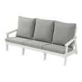 thumbnail image 3 of Trilenars Outdoor Loveseat, Sofa Chair With Cushion, HIPS Frames, Stainless Steel Hardware, Comfortable Armrests Garden Sofa Furniture For Porch, Balcony, Backyard, 3 of 9