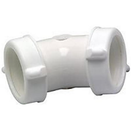 Acrylic Elbow Tube Plumb Shop Div Brasscraft 453-308 1-1/4-Inch Or 1-1/2-Inch O.D. Tube Slip Joint 45-Degree Lavatory/Kitchen Drain Elbow ()