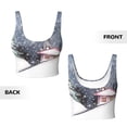 thumbnail image 4 of Yiaed Watercolor Winter Landscape For Christmas Print Ladies Waistcoat Women Sports Vest Vest Sports Women Sports Top Yoga Vest for women-X-Large, 4 of 8