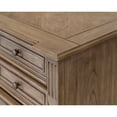 thumbnail image 6 of Martin Furniture Wood Double Pedestal Executive Office Desk in Light Brown, 6 of 15