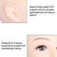thumbnail image 4 of Cabeza de Maniquí Femenina Calva, Cabeza de Atrenamiento de Maquillaje, Cabeza de Peluca, Maniquí de Cosmetología Profesional, Cabeza de Muñeca para Pestañas, extensiones de, 4 of 7