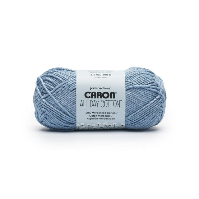 Caron® All Day Cotton™ #4 Moyen Coton Fil, 3.5oz/100g 173 Yards