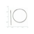 thumbnail image 2 of 10K White Gold Endless Hoop Earrings, 2 of 2