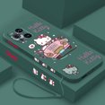 thumbnail image 1 of wangyu Sanrio Cute Hello Kitty Phone Case For OPPO Find X2 X3 X5 Pro Lite Neo Reno 2 Z 5 6 7 8 10 Lite Pro Liquid Left Rope Shell Cover, 1 of 7
