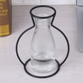 thumbnail image 2 of Home DecorCreative Shapes Black Metal Flower Holder Metal Vase Frame Top-Notch Performance, 2 of 5