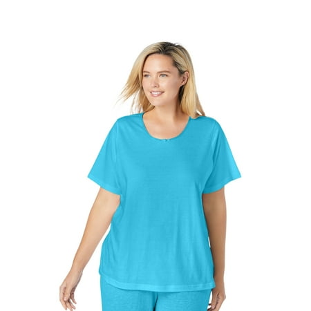 

Dreams & Co. Women s Plus Size Sleep Tee Pajama Top