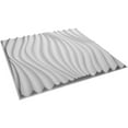 thumbnail image 6 of Ekena Millwork 19 5/8"W x 19 5/8"H Billow EnduraWall Decorative 3D Wall Panel, White, (50-Pack for 133.73 Sq. Ft.), 6 of 12