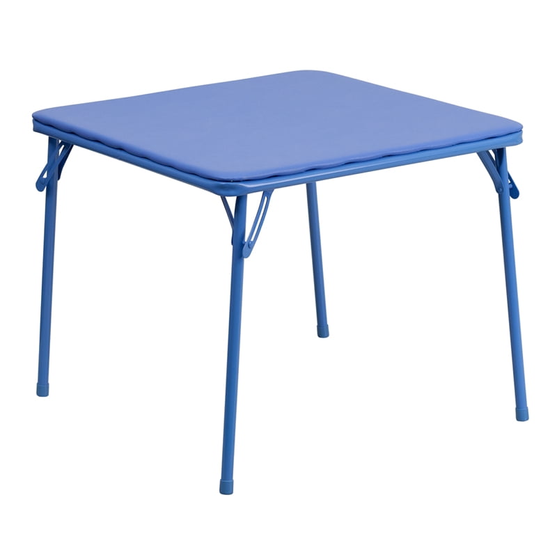 Kids Blue Folding Table Daycare Classroom