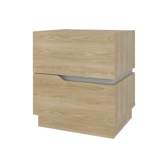 Buró Bonnie Fresno Europeo y Blanco Virtual Muebles