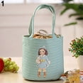 thumbnail image 4 of Cute Girl Print Thermal Insulated Lunch Storage Cooler Case Pouch Lunch Box, 4 of 7