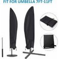 thumbnail image 4 of Funda protectora para parasol offset de 2 a 4 m de ancho Tejido Oxford 210D impermeable antipolvo resistente a rayos UV 265x40/70/50cm, 4 of 5