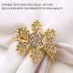 thumbnail image 3 of Monstrate Navidad brillante servilleta hebilla decoración toalla servilletas anillo accesorio decorativo para fiesta Hotel Kits de decoración para fiestas, 3 of 6