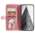 thumbnail image 5 of SaniMore for iPhone 7 / 8 / SE 2022 & 2020 PU Leather Case, Wallet Design with Card Slots Cash Pocket [Wrist Strap] Flip kickstand Full Body Protection Magnetic Closure Business TPU Shell, Rosegold, 5 of 10