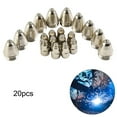 thumbnail image 1 of 20 Pcs pour P80 Découpe Plasma Torche Consommable Découpe 60A 80A Embout Électrode Buse 1.70 mm, 1 of 5