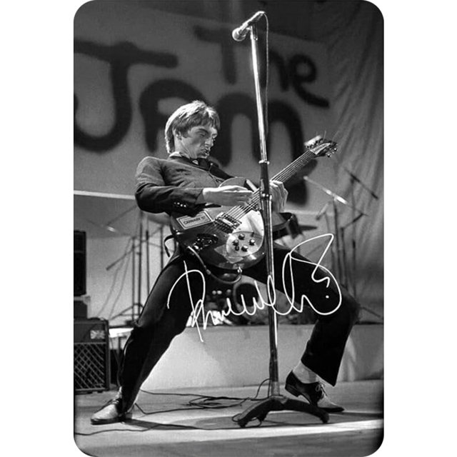 Placa de Metal Vintage de hierro The Jam Band, pintura Rectangular, barra de pared, arte, 20x30cm