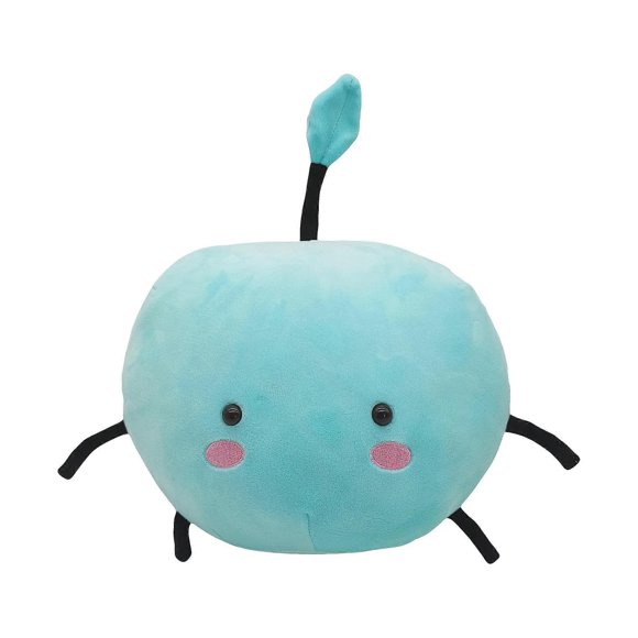 (blue)Creative Cartoon Childrens Doll Simulation Apple Plush Toy Childrens Gift