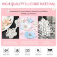 thumbnail image 4 of Sk Flower Blossom Veiner Fondant Cake Chocolate Sugarcraft Molde Herramienta 1 Pieza (Estilo 1), 4 of 5