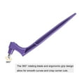 thumbnail image 3 of Uxcell Craft Cutting Tools, 360 Degree Rotating Cutter with 30 45 Degree Tip, Purple, 3 of 5