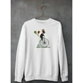 thumbnail image 3 of Terrier On Penny Farthing. Sweatshirt Women -Fab Funky Designs, Female Medium, 3 of 4