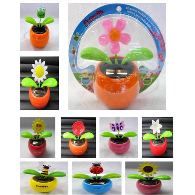 Bulk Buys Assorted Solar Dancing Flowers Case of 96