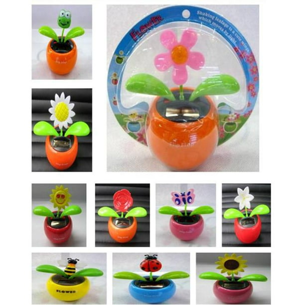 Bulk Buys Assorted Solar Dancing Flowers Case of 96