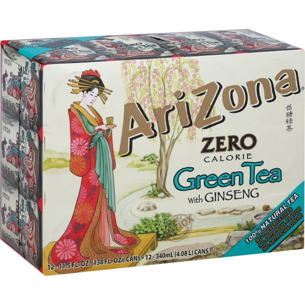 Arizona Green Tea with Ginseng, 11.5 Fl. Oz., 12 Count