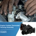 thumbnail image 2 of Conjunto de Carcasa de Termostato de Refrigerante del Motor de Plástico Unique Bargains para Mercedes-Benz C300 2013-2014 Reemplazo No.2762000015 1 Pc, 2 of 7