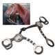 thumbnail image 4 of Broca occidental antigua de acero inoxidable para masticar caballos con adornos Gs, 4 of 8