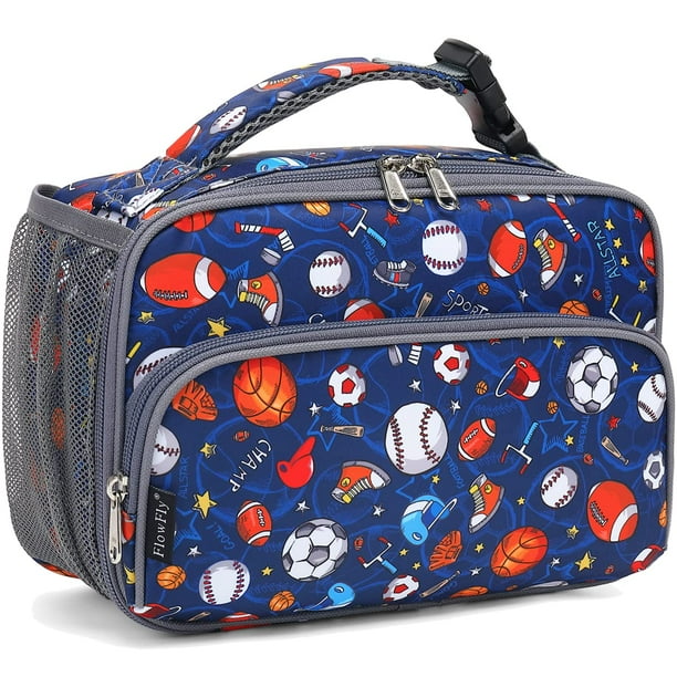 Lonchera FlowFly Kids con aislamiento térmico para el regreso a clases, rugby