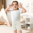 thumbnail image 7 of joogoo Paris Towels Floral Girls Lined Shorts Bike Dance Bottoms 4T, 7 of 7