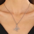 thumbnail image 2 of SIfdSeng Collier Papillon pour Femmes Rétro Mode Été Personnalité Tempérament Ajouré Plein Diamant Chaîne de Clavicule Papillon pour Femmes, 2 of 4
