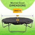 thumbnail image 2 of Machrus Upper Bounce 10ft Round Trampoline Weather Cover - Weather-Resistant Trampoline Protective Cover, 2 of 5