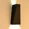 thumbnail image 4 of Shisuyan Led Lights For Bedroom Designs Bedside Wall Lamp Trapezoid Black 1Set 8.3in, 4 of 8