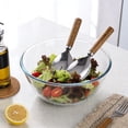 thumbnail image 7 of Tableware Fork And Spoon Set For Kitchen Mixing And Western Dining Use Sturdy Stainless Steel Utensils With Thick Spoon Wood Handle And Easter Pattern Finish, 7 of 7