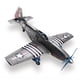 thumbnail image 4 of 1:48 de Modelo de Ensamblaje de para Adultos Gris brillante SM SunniMix Aviones en miniatura, 4 of 8