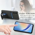 thumbnail image 4 of Allytechgroup Galaxy A32 5G Wallet Case with Card Holder, Hybrid TPU Back Cover Kickstand Bumper Anti-Scratch Slim Case Cover for Samsung Galaxy A32 5G, Black, 4 of 8
